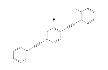 2-Fluoro-4-(2-phenylethynyl)-1-[2-(2-tolyl)ethynyl]benzene