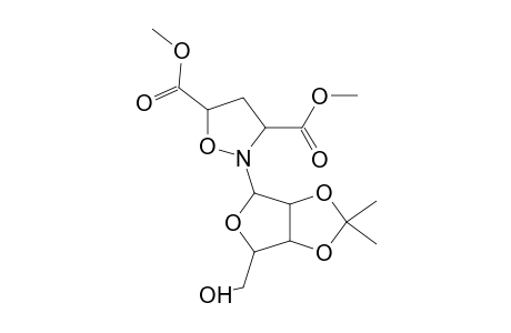 Isoxazolidin-3,5-dicarboxylic acid, 2-(2,3-isopropylidene)ribofuranyl-, dimethyl ester