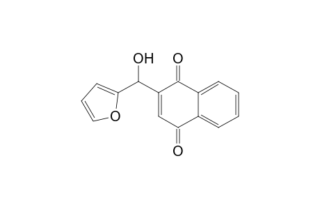 2-(1'-Hydroxy-1'-furanylmethyl)-1,4-naphthoquinone