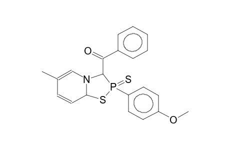 6-METHYL-4H-PYRIDO[2,1-D][1,4,2]THIAZAPHOSPHOLE-3-BENZOYL-2-(4-METHOXYPHENYL)-2-SULPHIDE