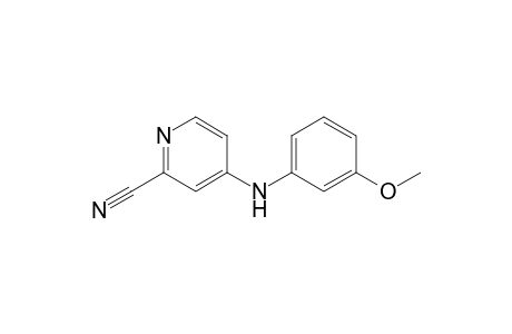 4-(3-Methoxyanilino)-2-pyridinecarbonitrile