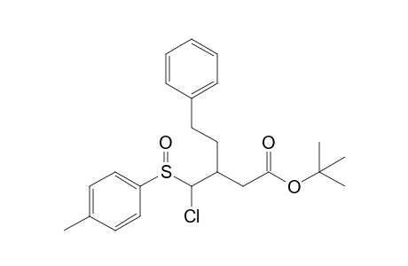 (-)-tert-Butyl 3-[chloro(p-tolylsulfinyl)methyl]-5-phenylpentanoate