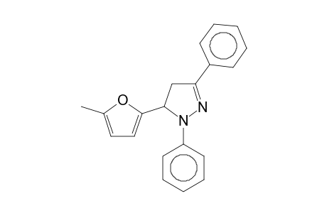 3-(5-Methyl-2-furanyl)-2,5-diphenyl-3,4-dihydropyrazole