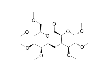 METHYL-(2,3,4,6-TETRA-O-METHYL-BETA-D-MANNOPYRANOSYL)-(1->4A)-2,3-DI-O-METHYL-4A-CARBA-ALPHA-D-GLUCOPYRANOSIDE