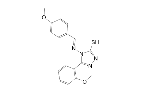 5-(2-methoxyphenyl)-4-{[(E)-(4-methoxyphenyl)methylidene]amino}-4H-1,2,4-triazole-3-thiol