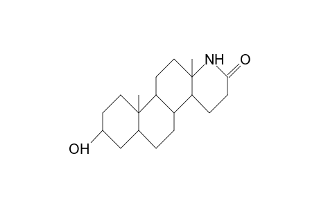 17a-Aza-8b-hydroxy-D-homo-5a-androstan-17-one