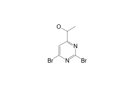 2,4-DIBROMO-6-(1-HYDROXYETHYL)-PYRIMIDINE