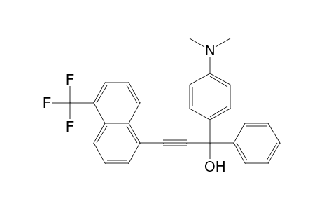 1-[4'-(Dimethylamino)phenyl]-1-phenyl-3-[ 5'-(trifluoromethyl)-1'-naphthyl]-2-propyn-1-ol