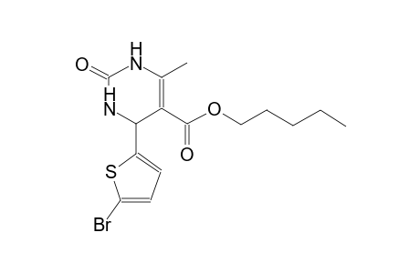 5-pyrimidinecarboxylic acid, 4-(5-bromo-2-thienyl)-1,2,3,4-tetrahydro-6-methyl-2-oxo-, pentyl ester