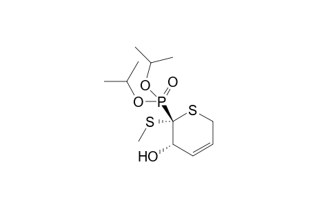 Diisopropyl (3' S / 3' R)-2-[3'-hydroxy-2'-(methylsulfanyl)-3',6'-dihydro-2H-thiapyranyl]-phosphonate