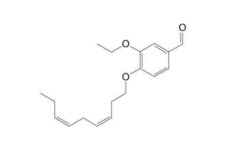 3-ethoxy-4-(((3Z,6Z)-nona-3,6-dien-1-yl)oxy)benzaldehyde