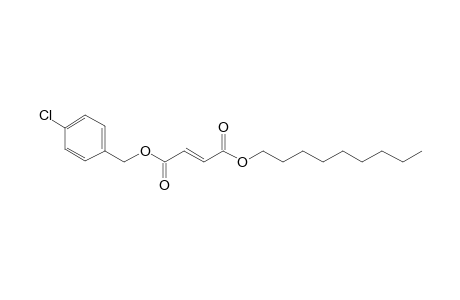 Fumaric acid, 4-chlorobenzyl nonyl ester