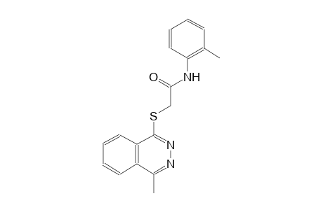 acetamide, N-(2-methylphenyl)-2-[(4-methyl-1-phthalazinyl)thio]-