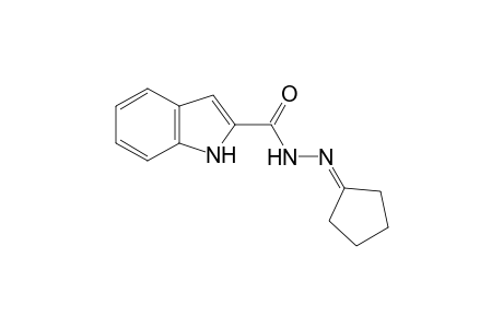 indole-2-carboxylic acid, cyclopentylidenehydrazide