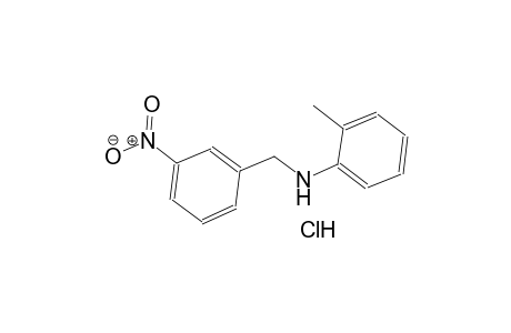benzenemethanamine, N-(2-methylphenyl)-3-nitro-, hydrochloride
