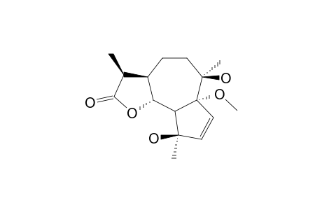 4-BETA,10-BETA-DIHYDROXY-1-ALPHA-METHOXY-5-ALPHA,11-ALPHA-H-GUAIA-2-EN-12,6-ALPHA-OLIDE