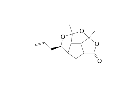 4,6-Dimethyl-2.beta.-allyl-8-oxo-3,5,7-trioxatetracyclo[7.2.1.0(4,11).0(6,10)]dodecane