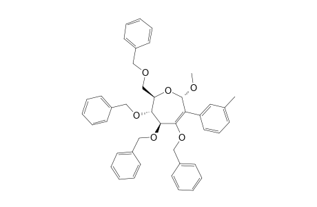 METHYL-2-DEOXY-2-C-(META-TOLYL)-3,4,5,7-TETRA-O-BENZYL-ALPHA-D-ARABINO-HEPT-2-ENO-SEPTANOSIDE
