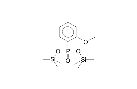 O,O-BIS(TRIMETHYLSILYL)(ORTHO-METHOXYPHENYL)PHOSPHONATE