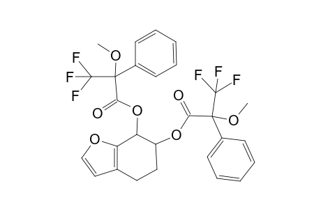 (6S,7S)-cis-6,7-dihydroxy-4,5,6,7-tetrahydrobenzofuran bis(MTPA) dev.