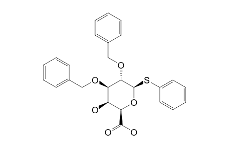 PHENYL-2,3-DI-O-BENZYL-1-THIO-BETA-D-GALACTOPYRANOSIDURONIC-ACID