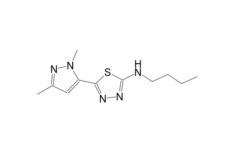 N-butyl-N-[5-(1,3-dimethyl-1H-pyrazol-5-yl)-1,3,4-thiadiazol-2-yl]amine