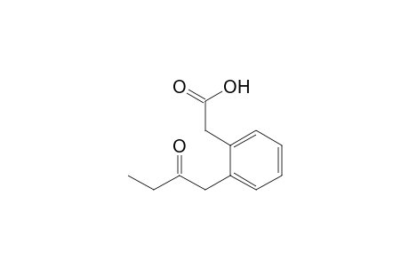 2-[2-(2-oxobutyl)phenyl]acetic acid
