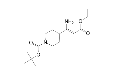 Piperidine-1-carboxylic acid, 4-(1-amino-2-ethoxycarbonylvinyl)-, tert-butyl ester