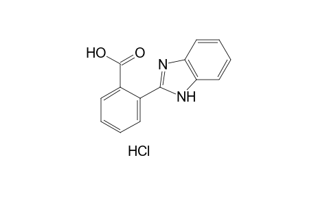 o-(2-benzimidazolyl)benzoic acid, monohydrochloride