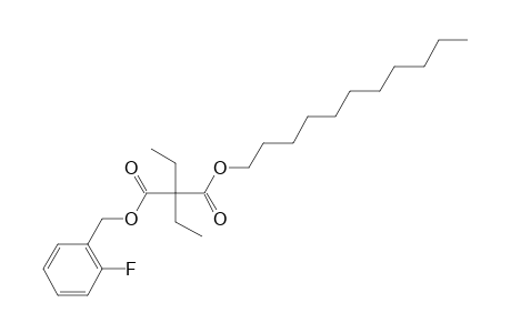 Diethylmalonic acid, 2-fluorobenzyl undecyl ester