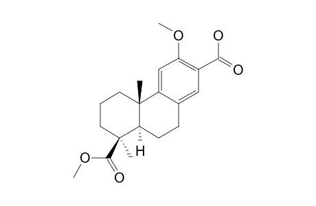 4-METHYLHYDROGEN-12-METHOXY-19-NORPODOCARPA-8,11,13-TRIENE-4-BETA,13-DICARBOXYLATE