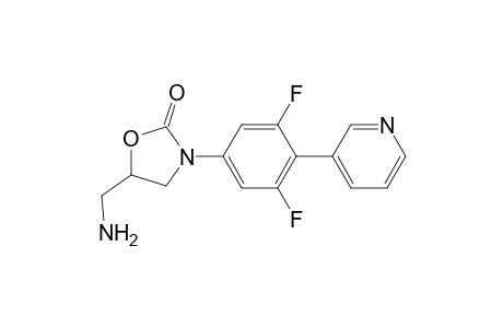 5-(aminomethyl)-3-(3,5-difluoro-4-pyridin-3-ylphenyl)-1,3-oxazolidin-2-one