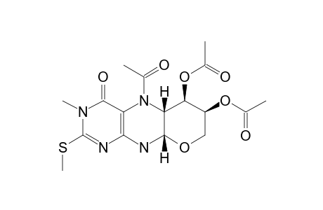 (3S,4R,4AR,10AS)-5-ACETYL-3,4,4A,5,6,7,10,10A-OCTAHYDRO-7-METHYL-8-(METHYLTHIO)-6-OXO-2H-PYRANO-[3,2-G]-PTERIDIN-3,4-DIYL-DIACETATE