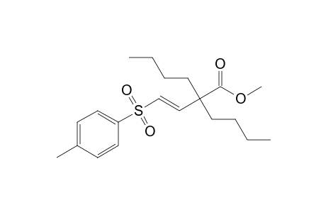 Methyl (E)-2,2-dibutyl-4-tosyl-3-butenoate