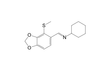 2-(Methylthio)piperonylidene-N-cyclohexylimine