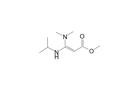 2-Propenoic acid, 3-(dimethylamino)-3-[(1-methylethyl)amino]-, methyl ester