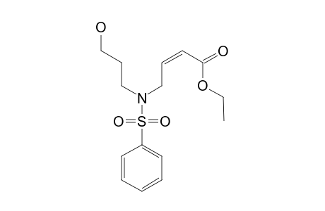 (Z)-ETHYL-4-[N-PHENYLSULFONYL-N-(3-HYDROXYPROPYL)-AMINO]-BUT-2-ENOATE