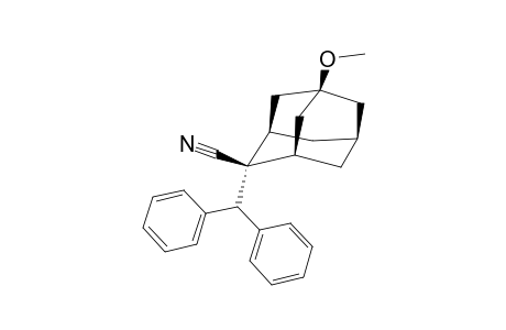 SYN-5-METHOXY-2-(DIPHENYLMETHYL)-2-TRICYCLO-[3.3.1.1-(3.7)]-DECANENITRILE