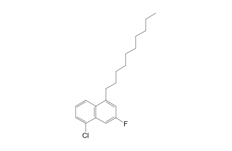 5-CHLORO-1-DECYL-3-FLUORONAPHTHALENE