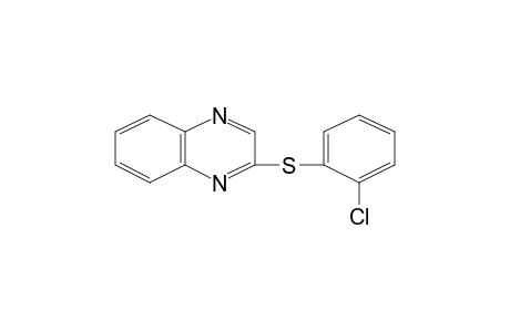 2-[(o-CHLOROPHENYL)THIO]QUINOXALINE