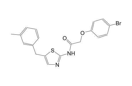 acetamide, 2-(4-bromophenoxy)-N-[5-[(3-methylphenyl)methyl]-2-thiazolyl]-