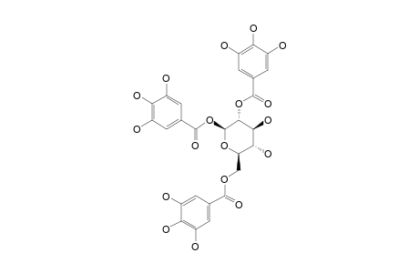 1,2,6-TRI-O-GALLOYL-BETA-(4)-C-(1)-GLUCOPYRANOSIDE