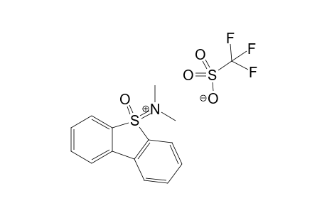 N-Methyl-N-[5-oxido-5lamda4-dibenzo[b,d]thiophen-5-ylidene]methanaminium trifluoromethanesulfonate