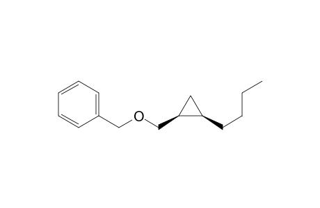 cis-1-Butyl-2-[(phenylmethoxy)methyl]cyclopropane