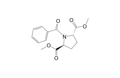 trans-Bismethyl-N-benzoylpyrrolidine-2,5-dicarboxylate