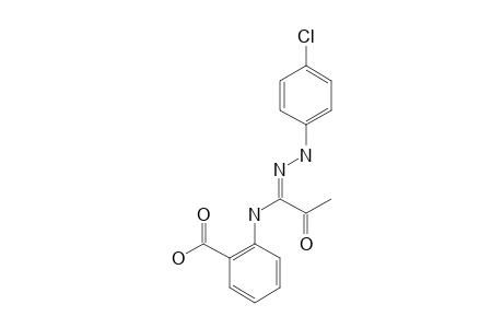 2-[[2-OXO-1-(4-CHLOROPHENYLHYDRAZONOPROPAN-1-YL)]-AMINO]-BENZOIC-ACID