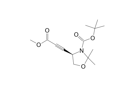 (R)-Methyl [(2,2-Dimethyl-3-(tert-butoxycarbonyl)oxazolidin-4-yl]propynoate