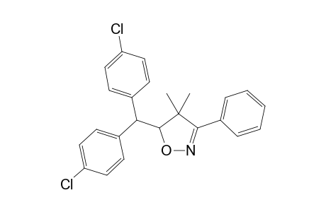 5-[bis(4-Chlorophenyl)methyl]-4,4-dimethyl-3-phenyldihydroisoxazole