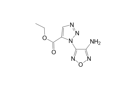 Ethyl 1-(4-amino-1,2,5-oxadiazol-3-yl)-1H-1,2,3-triazole-5-carboxylate