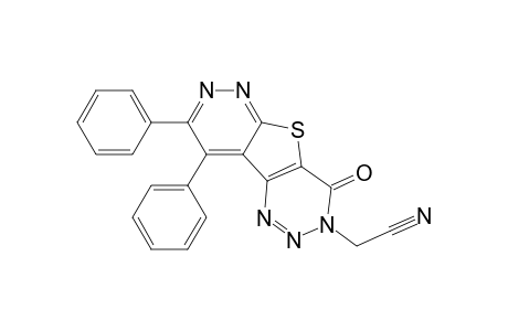 3-Cyanomethyl-8,9-diphenylpyridazino[4',3' : 4,5]thieno[3,2-d]-1,2,3-triazin-4(3H)-one